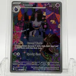 Pokemon TCG Ascneded Heros Banette #234/217 Illustration Rare NM- - Image 1