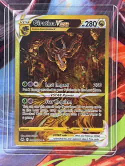 Pokemon TCG Giratina VSTAR GG69/GG70 Crown Zenith Galarian Gallery Holo EN - Image 1
