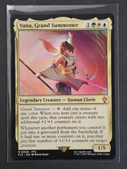 MTG Commander Final Fantasy Yuna, Grand Summoner M 0008 Non-foil - Image 1