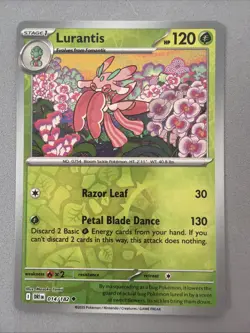 Pokemon TCG * Destined Rivals 014/182 Lurantis Uncommon* REVERSE HOLO * FRESH PK - Image 1
