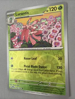 Pokemon TCG * Destined Rivals 014/182 Lurantis Uncommon* REVERSE HOLO * FRESH PK - Image 2