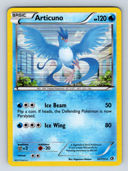 Pokemon Articuno Holo Rare B&W Legendary Treasures 32/113 - Image 3