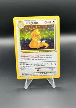 Wizards of the Coast Dragonite 4/62 Fossil Holo Rare ENG Unlimited 1999 100 HP - Image 1