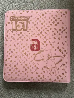 Pokemon 151 Base Set (Incomplete) + Laser Engraved Just Pink Vault X Binder - Image 2