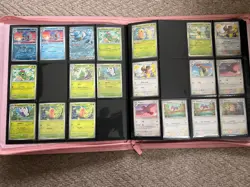 Pokemon 151 Base Set (Incomplete) + Laser Engraved Just Pink Vault X Binder - Image 4