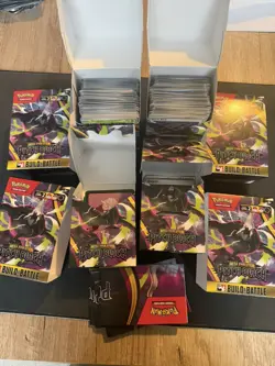 Pokemon Pitch Black Bulk! Over 470 Cards From Pre Release Battle Deck - Image 2