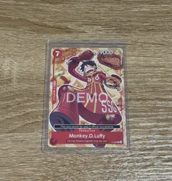 One Piece TCG- Monkey.D.Luffy P-080 - Demo Promo - Image 1