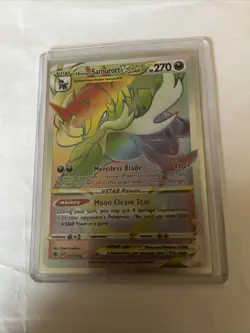 Pokemon Hisuian Samurott Vstar 197/189 Secret Rare Astral Radiance - Image 1