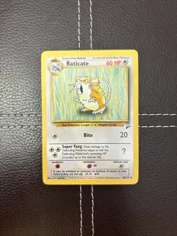 Pokemon TCG - Raticate - 58/130 - Base Set 2 - LP Uncommon (2000) - Image 1