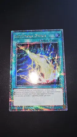 Yu-Gi-Oh! Lightning Storm RA01-EN061 Quarter Century Rare 1st Ed MINT - Image 1