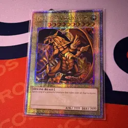 Konami Yu-Gi-Oh! The Winged Dragon of Ra 1st Ed QCSR Foil LC01-EN003 - Image 1