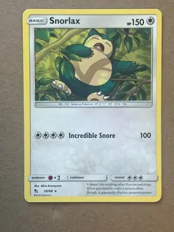 3x Snorlax (50/68) Hidden Fates - Rare - 2019 - Near Mint - Pokemon TCG - Image 2
