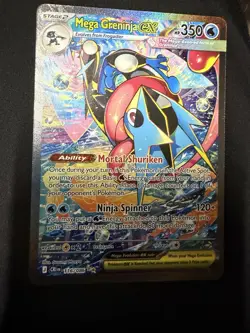 Pokemon TCG Mega Greninja EX 116/086 Chaos Rising Ultra Rare Full Art Holo EN - Image 2