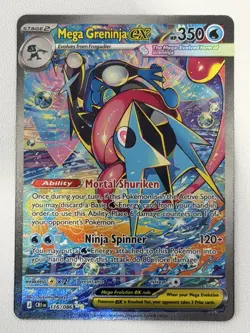 Pokemon Mega Greninja EX 116/086 SIR - Chaos Rising TCG English - Image 3
