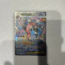 Mega Greninja ex SIR 116/086 Chaos Rising Special Illustration Rare Pokemon TCG - Image 1