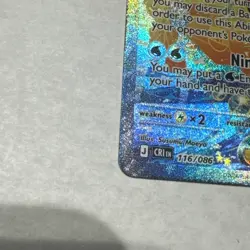Mega Greninja ex SIR 116/086 Chaos Rising Special Illustration Rare Pokemon TCG - Image 5