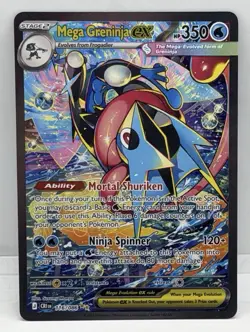 Mega Greninja ex SIR 116/086 Chaos Rising Special Illustration Rare Pokemon TCG - Image 1
