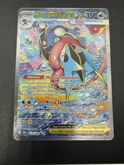 Mega Greninja ex SIR 116/086 Chaos Rising Special Illustration Rare Pokemon TCG - Image 3