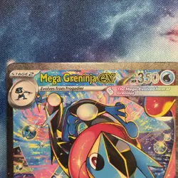 Mega Greninja ex 116/086 Special Illustration Rare SIR Chaos Rising Pokemon TCG - Image 3