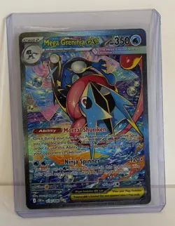 Mega Greninja EX SIR 116/086 Chaos Rising Pokemon TCG - Image 1