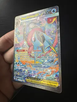 Mega Greninja ex SIR 116/086 Chaos Rising Special Illustration Rare Pokemon TCG - Image 3