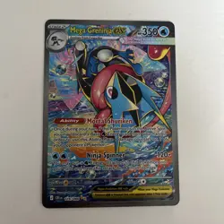 Mega Greninja Ex 116/086 Special Illustration Rare Pokemon Card NM Chaos Rising - Image 1
