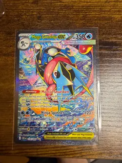 TCG Pokemon Mega Greninja ex #116/086 Chaos Rising SIR MINT - Image 4