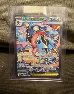 Pokemon Chaos Rising Mega Greninja Ex SIR 116/086 MINT Pack Fresh - Image 1
