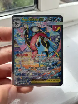 Pokemon Chaos Rising Mega Greninja Ex SIR 116/086 NM/ MINT - Image 1