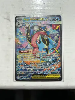 Pokemon Chaos Rising Mega Greninja Ex SIR 116/086 NM/ MINT - Image 2