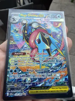 Mega Greninja Ex 116/086 Special Illustration Rare - Chaos Rising Pokemon Card - Image 3