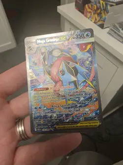 Pokemon Chaos Rising Mega Greninja ex SIR 116/086 & 122/086 Mega Hyper Rare NM - Image 5