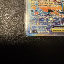 Pokemon Mega Greninja Ex SIR 116/086 Chaos Rising NM English 2026 - Image 4