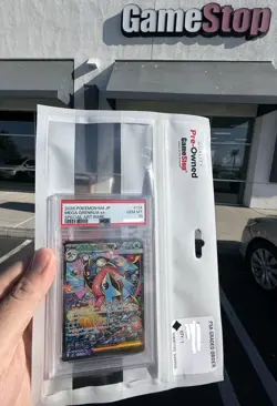 2026 POKEMON CHAOS RISING MEGA GRENINJA EX 116/086 SIR PSA 10 - Image 2
