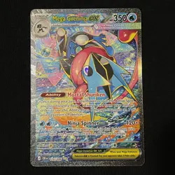 Pokemon Mega Greninja EX SIR 116/086 Mega Evolutions Chaos Rising - Pack Fresh - Image 3