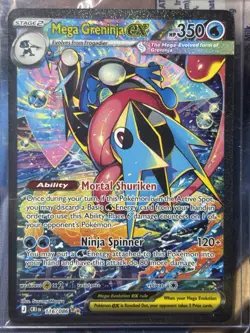 Mega Greninja ex SIR 116/086 Mint Pokemon TCG Chaos Rising Card - Image 1