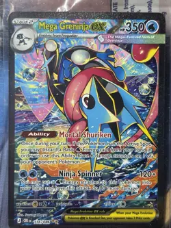 Mega Greninja ex SIR 116/086 Mint Pokemon TCG Chaos Rising Card - Image 2