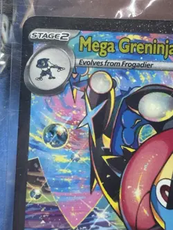 Mega Greninja ex SIR 116/086 Mint Pokemon TCG Chaos Rising Card - Image 3