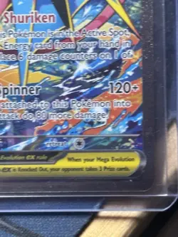 Mega Greninja ex SIR 116/086 Mint Pokemon TCG Chaos Rising Card - Image 5