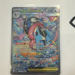 Mega Greninja ex 116/086 Special Illustration Rare SIR Chaos Rising Pokemon NM - Image 1
