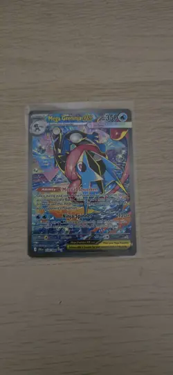 Prerelease English Mega Greninja ex SIR 116/086 Chaos Rising Pokemon TCG - Image 1