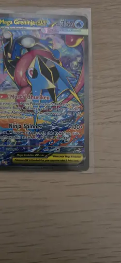Prerelease English Mega Greninja ex SIR 116/086 Chaos Rising Pokemon TCG - Image 5
