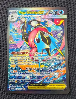 Pokemon Mega Greninja ex SIR 116/086 Chaos Rising Special Illustration Rare - Image 1
