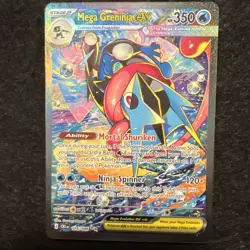 Pokemon Mega Greninja EX 116/086 Chaos Rising SIR English Pack Fresh! - Image 1
