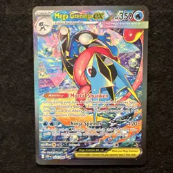 Pokemon Mega Greninja EX 116/086 Chaos Rising SIR English Pack Fresh! - Image 3