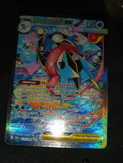 Mega Greninja EX 116/086 Secret Rare Holo Chaos Rising English Pokemon TCG - Image 1