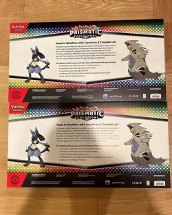 Pokemon Lucario Ex Tyranitar Ex Premium Collection Prismatic Evolution Lot of 2 - Image 2