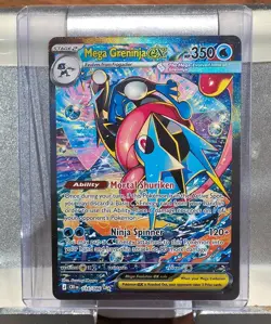 Pokemon TCG Mega Greninja ex 116/086 Chaos Rising SIR Near Mint - Image 1