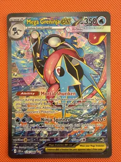 Pokemon TCG Mega Greninja EX 116/086 Chaos Rising SIR - Image 1