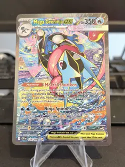 Pokemon Mega Greninja ex 116/086 Chaos Rising Secret Rare – Mint/NM – Authentic - Image 1